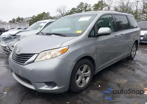 2011 Toyota Sienna Le V6 from USA, damaged, VIN 5TDKK3DC5BS024738